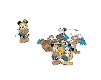 Retro Mouse and Friends Alaska Png, Cruise Line Alaska Wonder Png, Family Vacation Cruise Png, Cruise Trip Png, Alaska Png, Magical Kingdom