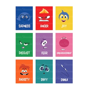 Inside Out Characters Svg, Inside Out Png, Inside Out Svg, Inside Out Sublimation, Digital File, Instant Download, Inside Out 2, Cricut File