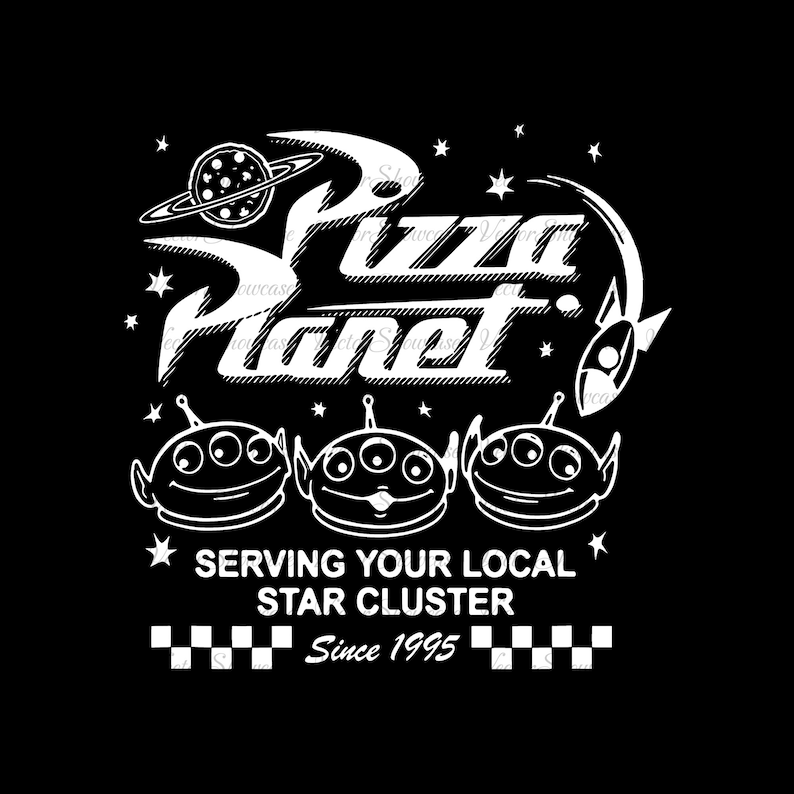 Pizza Planet Png, Aliens Png, Foods and Drinks Svg, Pizza Box Party Png, Pizza Restaurant Svg, Digital Download image 2