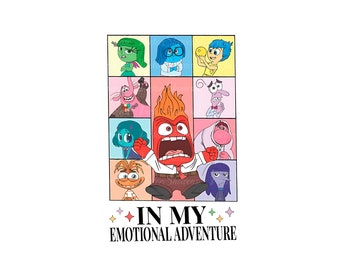 Inside Out 2 PNG, Inside Out Anger In My Emotional Adventure Png, Inside Out Eras Tour Png Instant Download