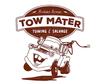 Retro Tow Mater Radiator Springs Png, Tow Mater Png, Retro Mater Png, Mater Png, Mater Shirt, Cars Png, Digital File, Only Png