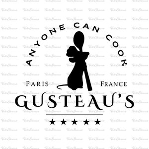 Ratatouille Svg - Png, Ratatouille Png, Anyone Can Cook Svg, Ratatouille, Ratatouille Sublimation, Instant Download, Digital File
