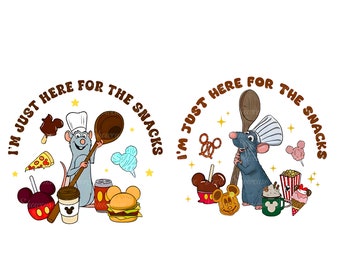 I’m Just Here For The Snacks Png, Ratatouille Png, Anyone Can Cook Png, Ratatouille, Ratatouille Sublimation, Instant Download