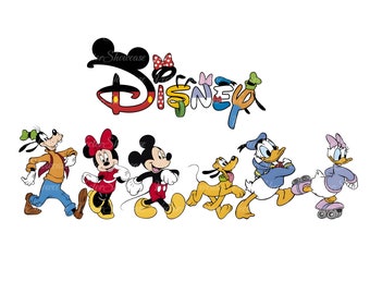 Retro Mickey & Company PNG, vacances en famille png, Bundle voyage en famille Png, Vacay Mode Png, Magic Kingdom Png, Mickey Png, fichier numérique