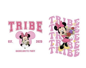 Minnie EVJF 2026 Png, tee-shirt nuptiale Png, EVJF t-shirts Png, chemises de demoiselle d'honneur, Vacay Mode Png, téléchargement numérique