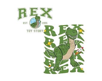 Toy Story Rex camicia fronte-retro Png, Rex Png, Dinosauro Rex Png, Rex Sublimazione, Toy Story Png, Rex Sublimazione, Rex Camicia Png, Solo Png