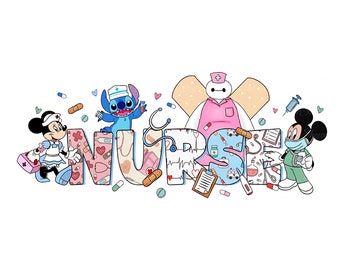 ミッキーと仲間の看護師 PNG ファイル | ミッキーミニー看護師 | 出産