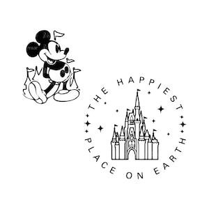 The Happiest Place On Earth Svg, Magical Castle Svg, Mouse Castle Png, Family Vacation Shirt, Magical Kingdom Svg, Family Trip Png