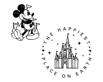 The Happiest Place On Earth Svg, Magical Castle Svg, Mouse Castle Png, Family Vacation Shirt, Magical Kingdom Svg, Family Trip Png