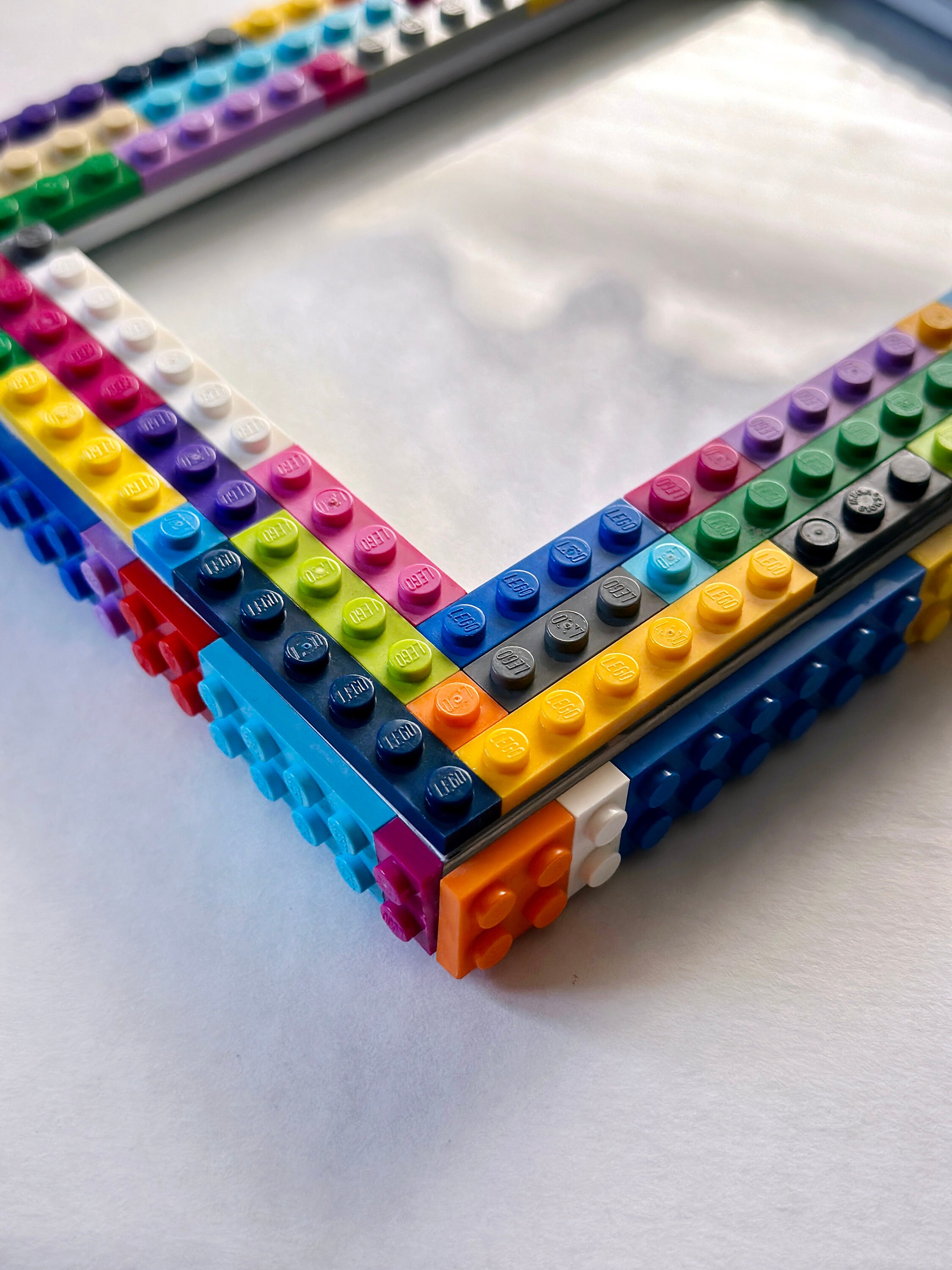 4x6 Rainbow LEGO Photo Frame Etsy