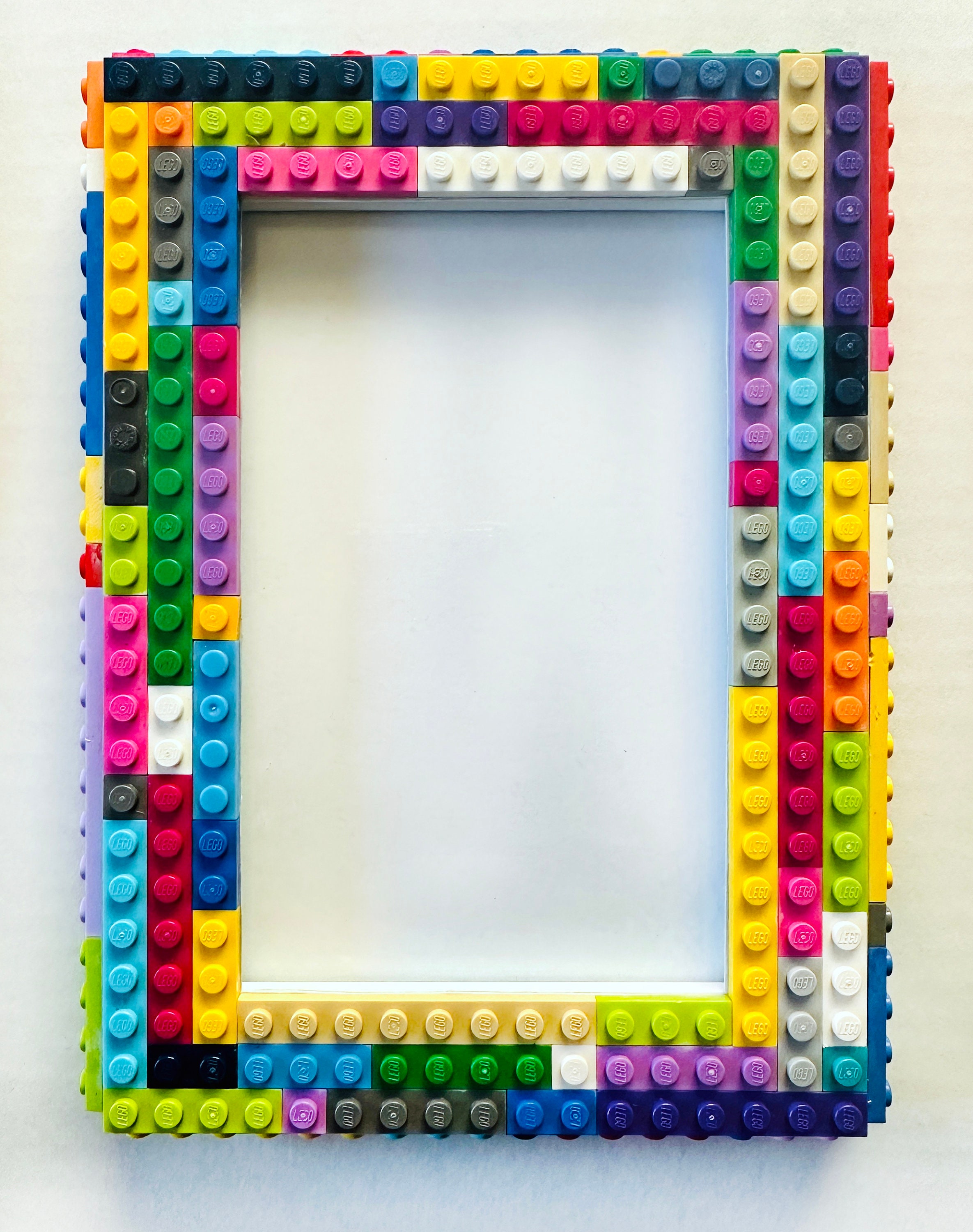 4x6 Rainbow LEGO Photo Frame - Etsy