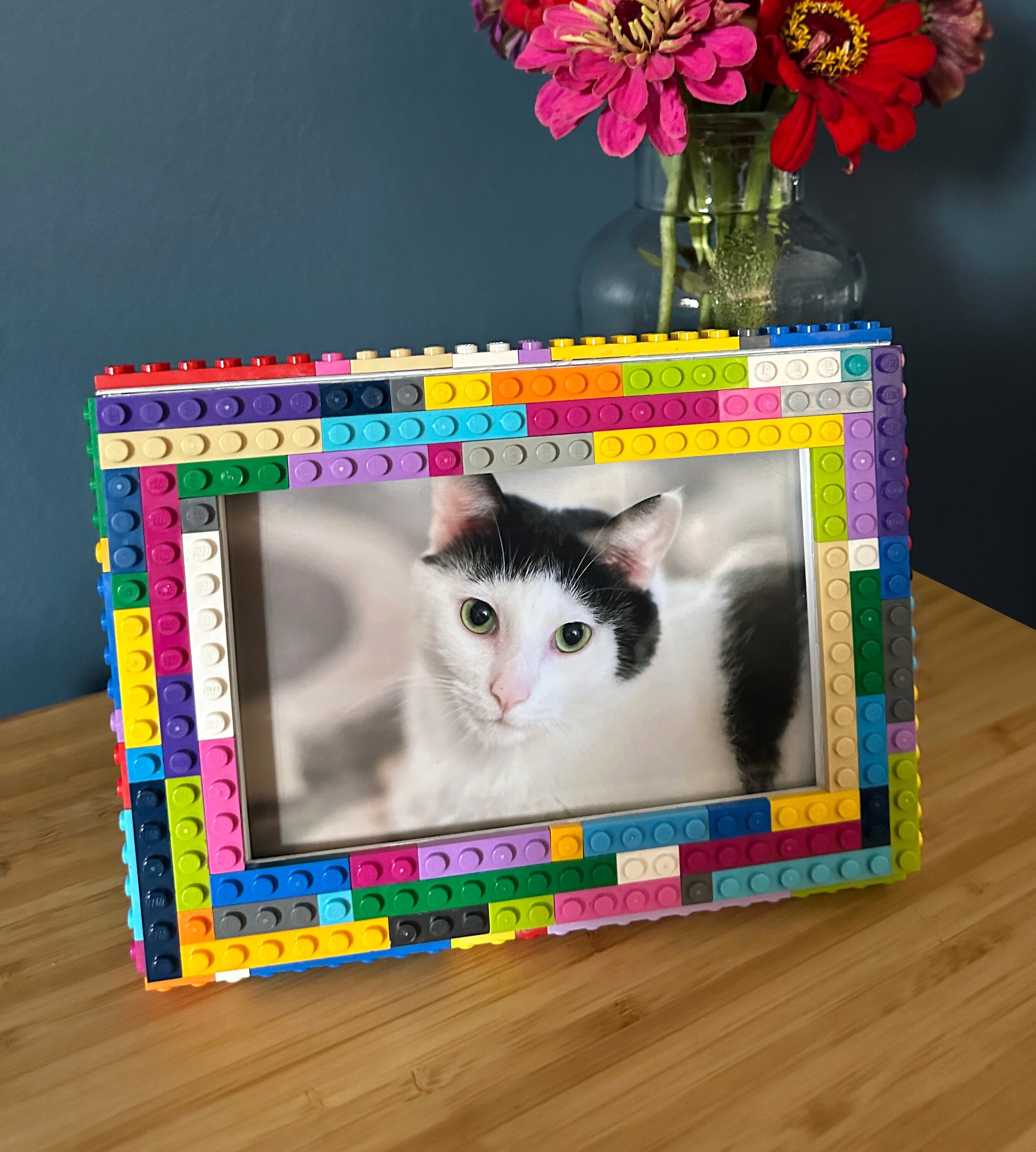 4x6 Rainbow LEGO Photo Frame - Etsy