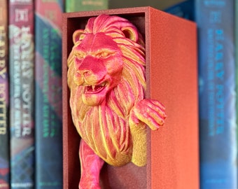 Buchstütze Löwe Gryffindor Harry Potter Raubkatze Buch Geschenk Merch Zauberer