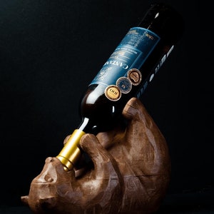 Weinbär wine bottle holder Winebear Bear