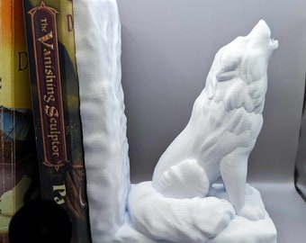 Wolf Bookend Merch Fantasy Loup-garou Animaux Cadeau