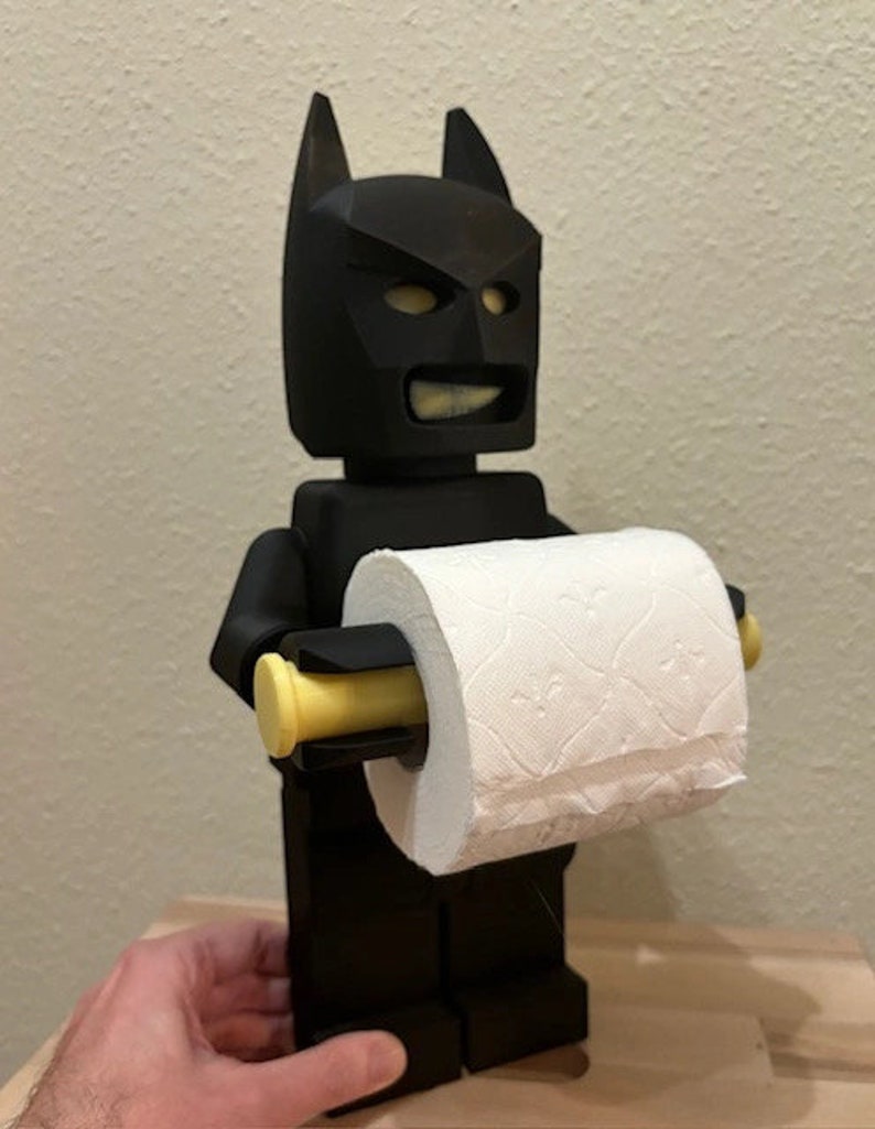 Batman DC Comics Toilettenpapier Halter Klopapier Badezimmer Home Decor Bild 1