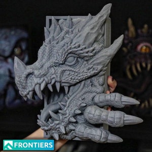 Drachen Buchstütze Fourth Wing Merch Fantasy Feuer Bild 2