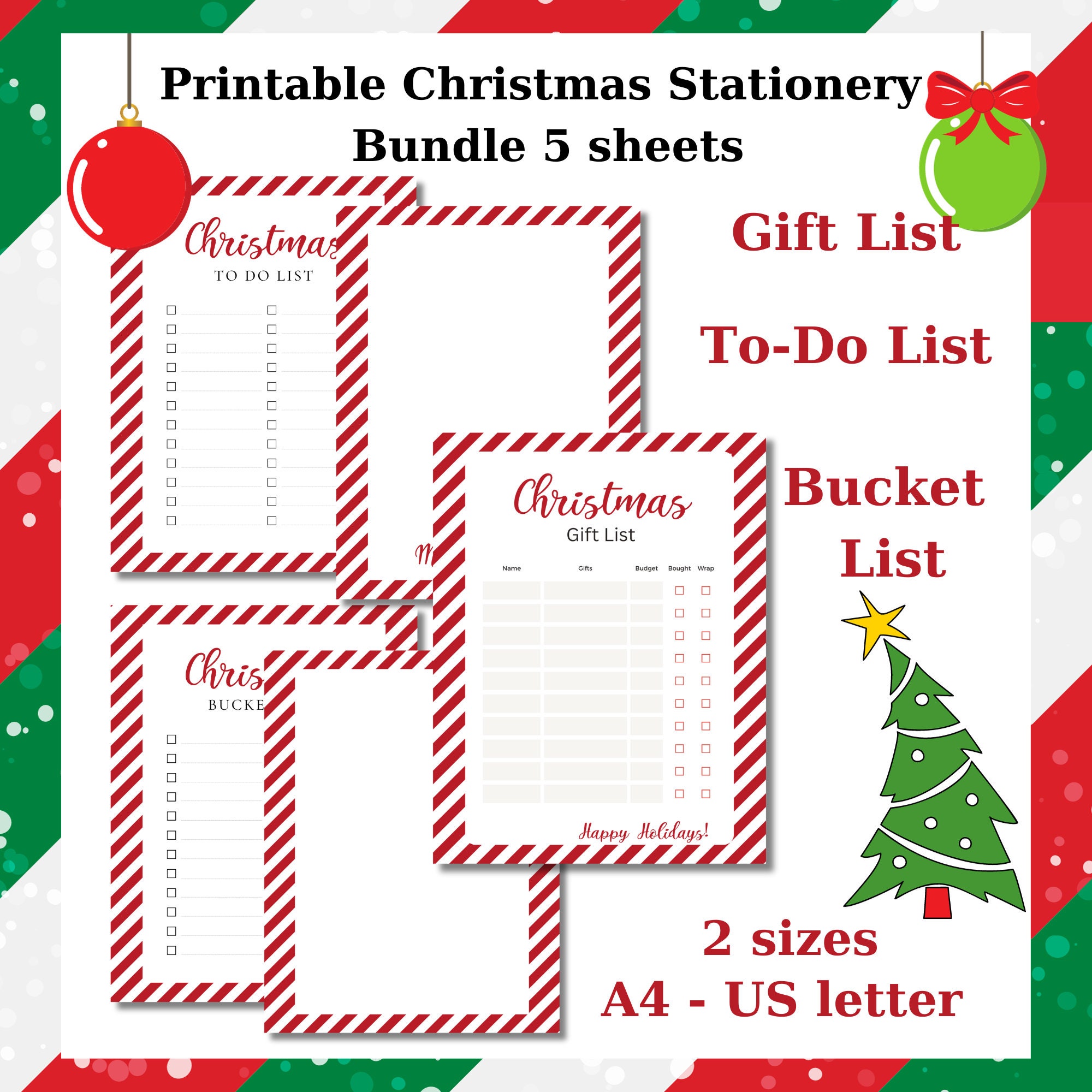 printable-christmas-stationery-bundle-xmas-bucket-list-etsy