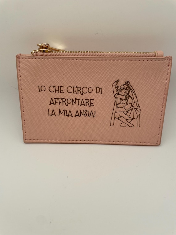 "Me Trying to Deal with My Anxiety" Faux Leather Card Holder