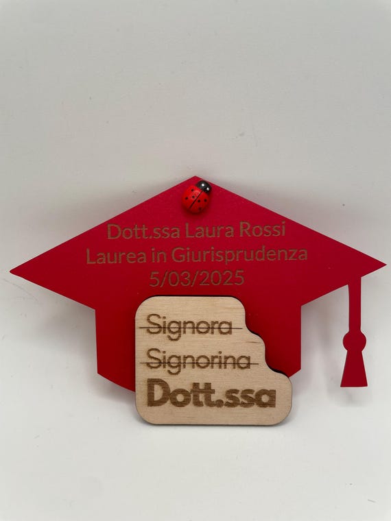 Graduation Favors - Wooden Magnets Doctor