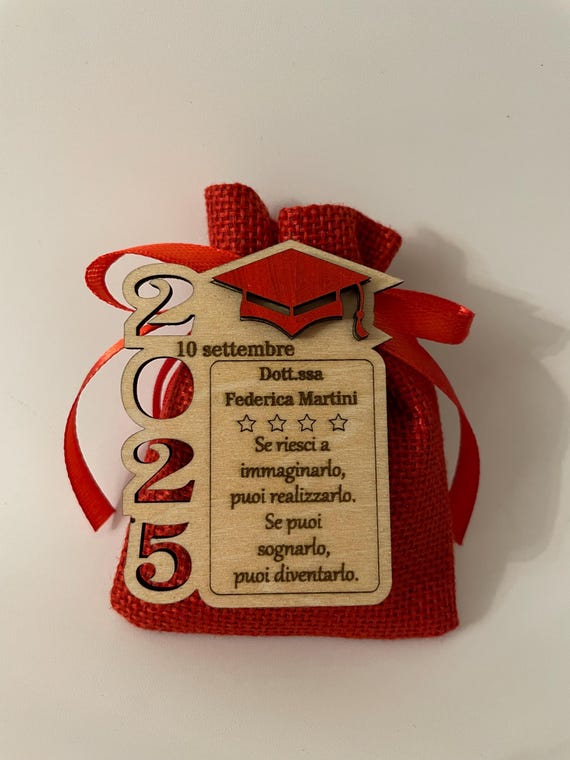 Graduation Favors - Personalized Wooden Magnets "If You Can Dream It, You Can Do It"
