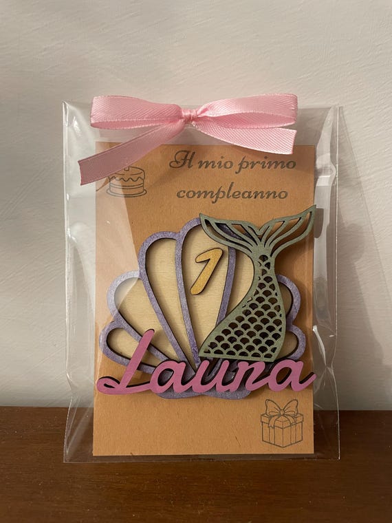 Girls' Birthday Party Favors - Personalized Wooden Magnets