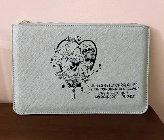 Wristlet inspired by Alice in Wonderland