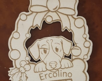 Ornamento di Natale personalizzato Jack Russell