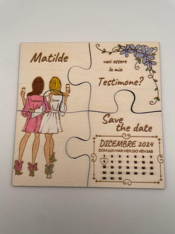 Witness Proposal - Personalized Wooden Puzzle