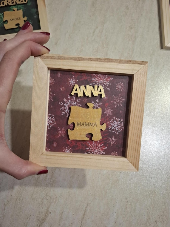 Personalized Christmas pictures (gift ideas for colleagues, mothers, sisters, friends, partners, teachers)