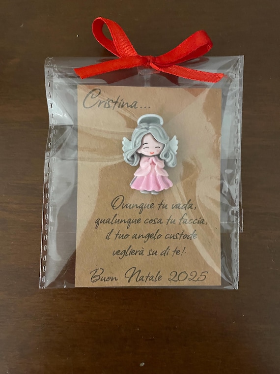 Personalized Guardian Angel – Christmas Gift Card, Lucky Charm, Sweetest Message