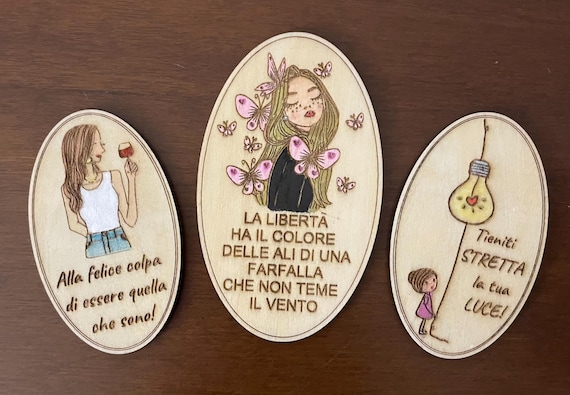 Handmade "Woman" Magnets (Gift Idea for Women's Day)