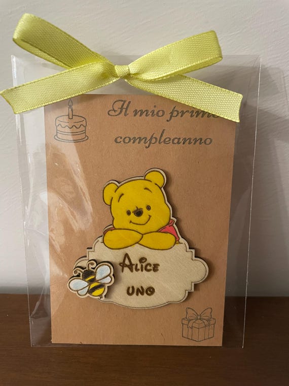 Boy or Girl's Birthday Party Favors - Personalized Wooden Magnets