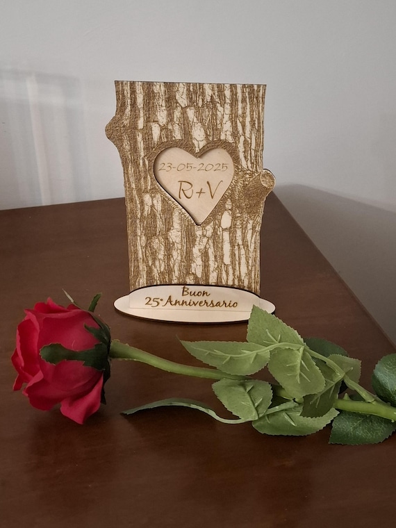 Handmade wooden plaque (anniversary gift idea)