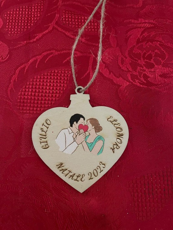 Personalized Couple Christmas Ornament