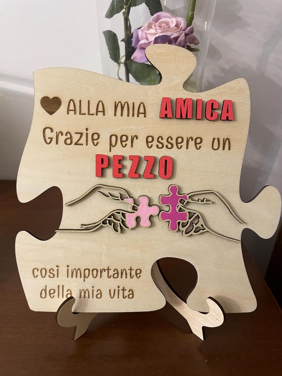 Wooden Puzzle Ornament for a Friend (Birthday Gift Idea)