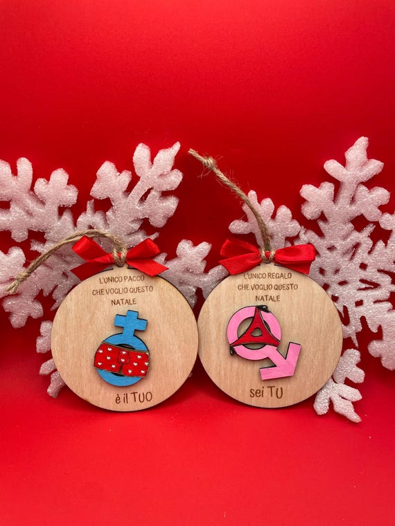 Personalized "Christmas Package" decoration (partner gift idea)