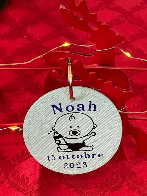 Personalized key ring for birth