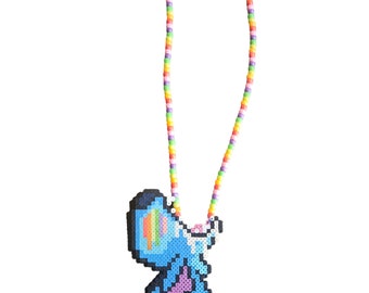 Stitch eating "kandi" Kandi Necklace