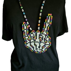 Rave to the Grave Kandi Necklace