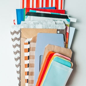 35 envelope and bag destash, Junk Journal Envelopes, Junk Journal Bags, Planner Supplies, Scrapbooking Paper Envelopes and Bags, PLUS BONUS
