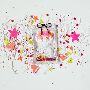 Neon Party Theme Confetti, Neon theme, confetti mix, party decor, tablescape decor