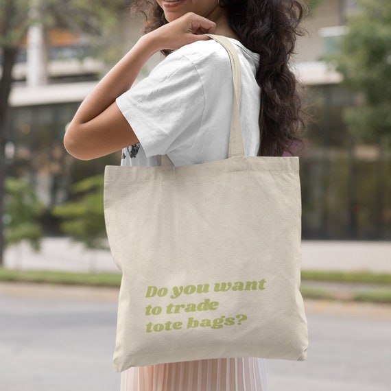 Tradesies Tote Bag Funny Tote Bag Graphic Tote Bag - Etsy