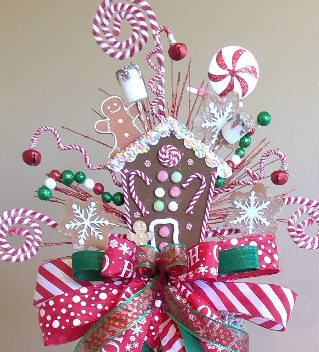 Christmas Tree Topper Gingerbread Tree Topper XL Tree Etsy