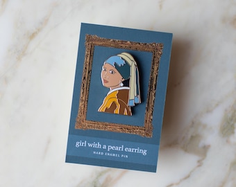 Hard Enamel Pin – Mädchen mit dem Perlenohrring, Johannes Vermeer