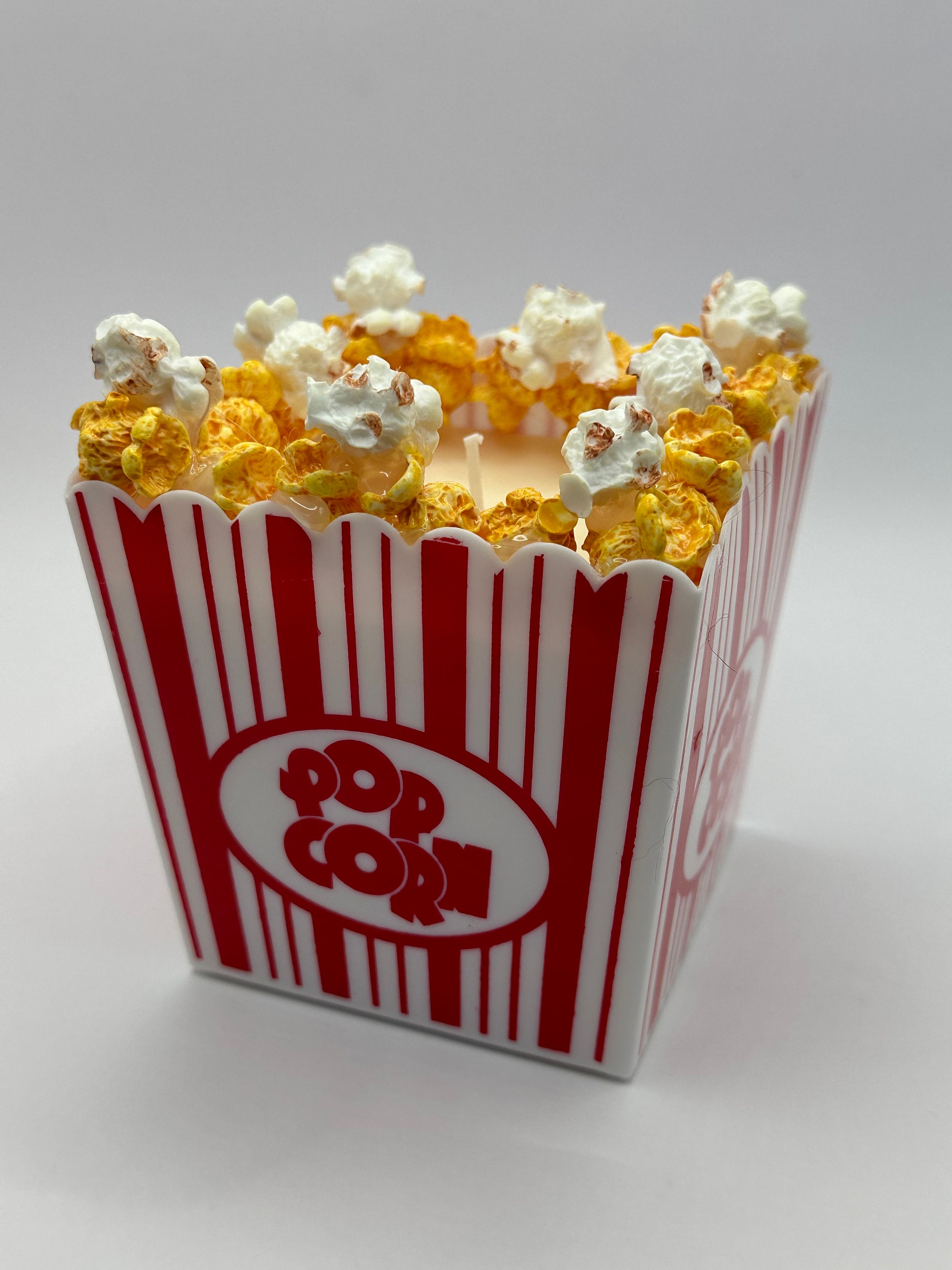 Giant Movie Night Popcorn Candle 20 Ounces of Delicious Movie Theater