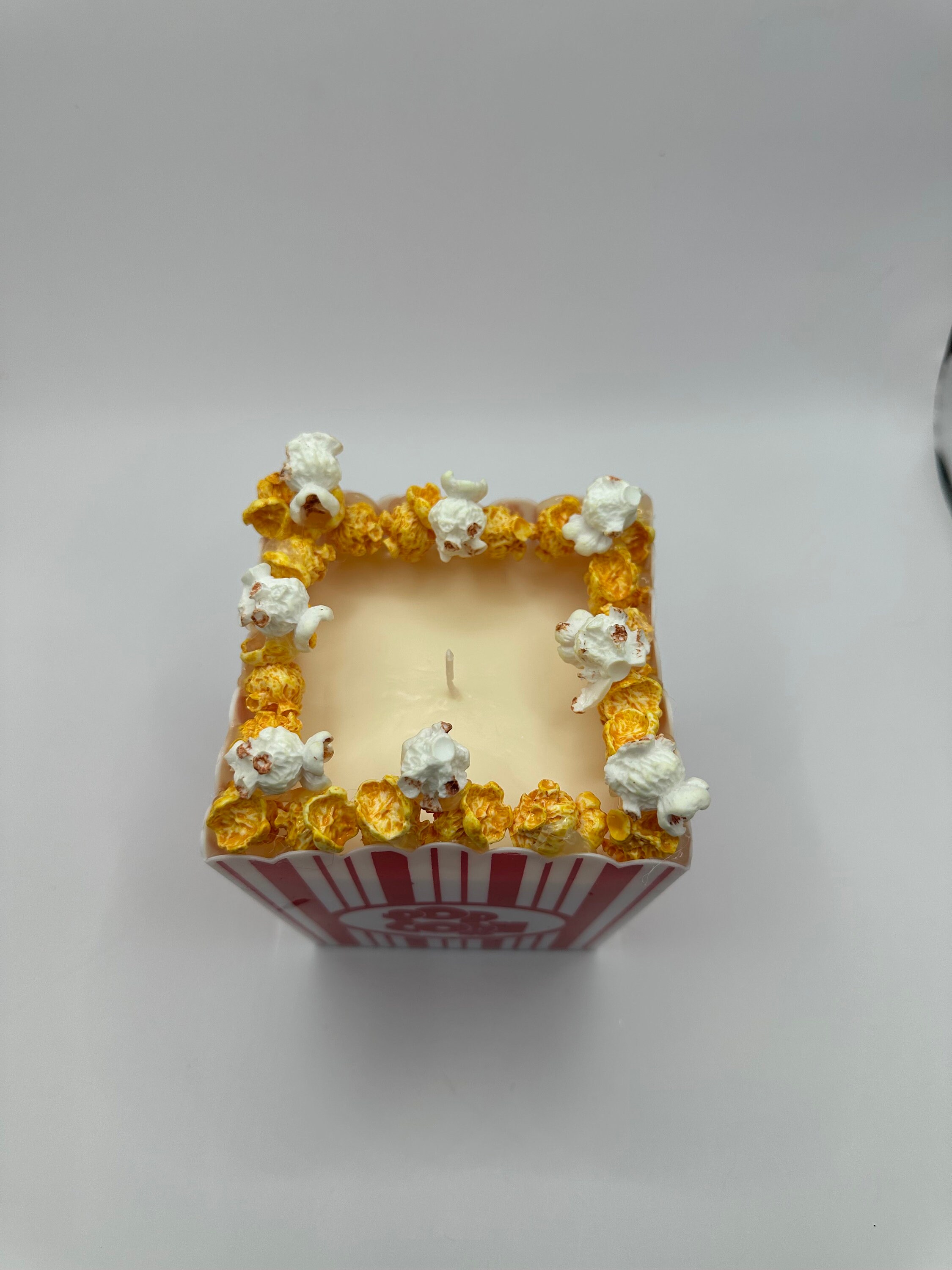 Giant Movie Night Popcorn Candle 20 Ounces of Delicious Movie Theater