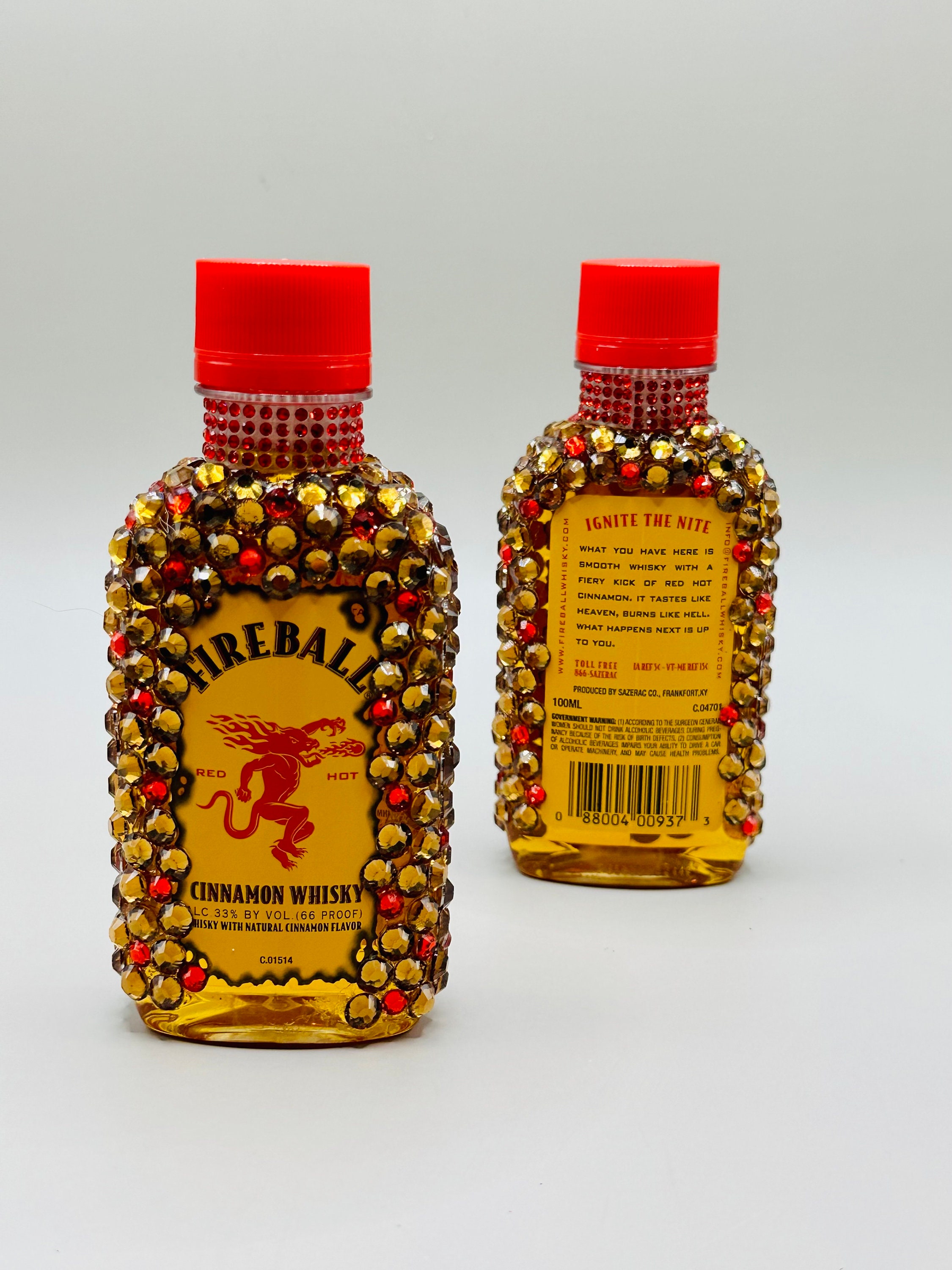 Fireball Shooter! Set of 2. Hand Adorned With Rhinestones. Personalized ...