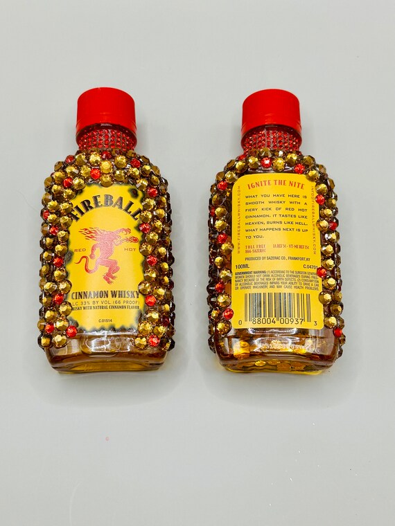Fireball Shooter! Set of 2. Hand Adorned With Rhinestones