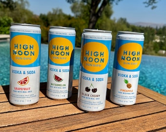 High Noon Candle Bling: Black Cherry, Grapefruit, Passion Fruit, Lemon, Mango, Peach, Pineapple, Watermelon, fruity scent, Rhinestones.